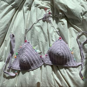 Trendy Handmade crochet bikini top